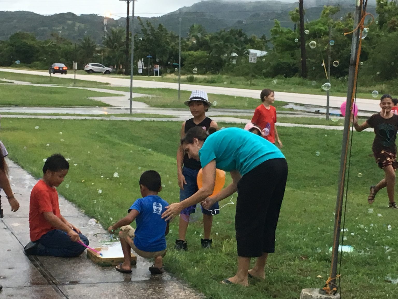 Joy loves the kids!